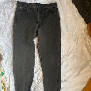 Vintage Black Levi 505 Jeans